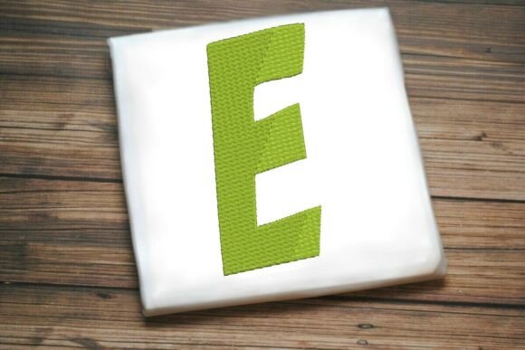 Alphabet Letter E Machine Embroidery Design Review