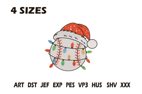 Christmas Baseball Santa Hat Embroidery Review
