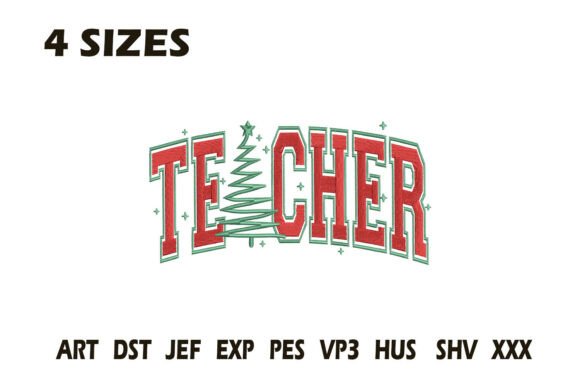 Christmas Teacher Embroidery: A Craft Fair Review