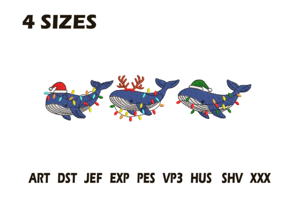 Christmas Whale Embroidery Set Review for Craft Fairs