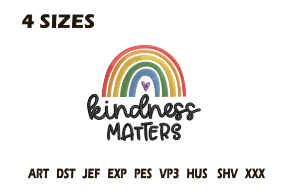 Kindness Matters Rainbow Embroidery Review