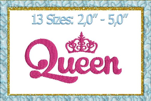 Queen Embroidery Design: A Royal Review